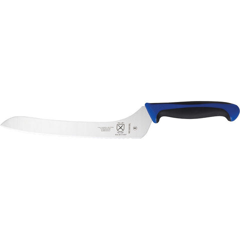Mercer Culinary M23890BL Millennia Colors 9 Inch Offset Wavy Edge Bread Knife, Blue