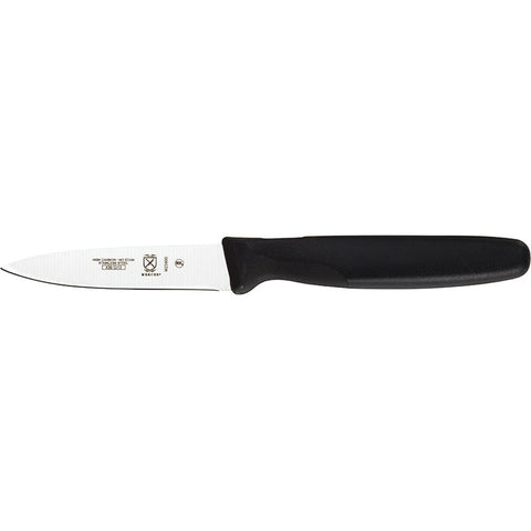 Mercer Culinary M23900P Millennia 3-Inch Slim Paring Knife, Black Handle