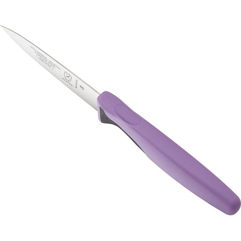 Mercer Culinary M23930PU Millennia 3" Slim Paring Knife with Purple Handle