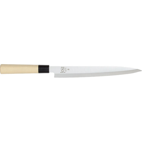 Mercer Culinary M24010PL 10" Pointed Sashimi Knife with Santoprene Handle