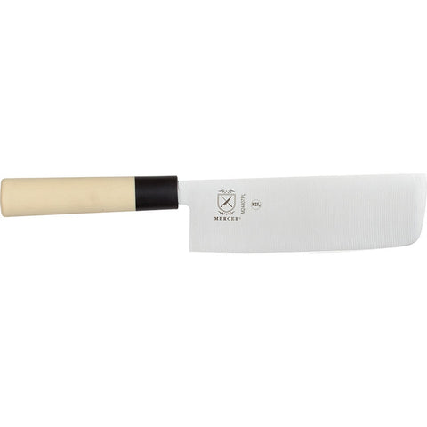 Mercer Culinary M24307PL 7" Nakiri Vegetable Knife with Santoprene Handle
