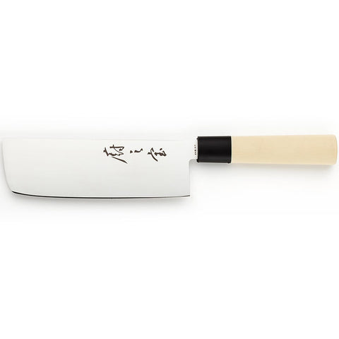 Mercer Culinary M24307PL 7" Nakiri Vegetable Knife with Santoprene Handle