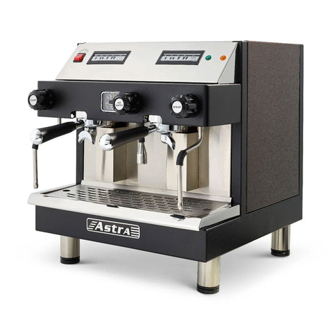 Astra Manufacturing M2C-014 MEGA II Compact 2-Group Automatic Espresso Machine, 220V 2700W