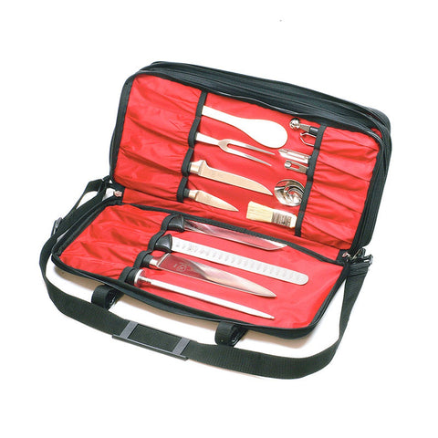 Mercer Culinary M30429M Triple-Zip 21-Pocket Knife Case
