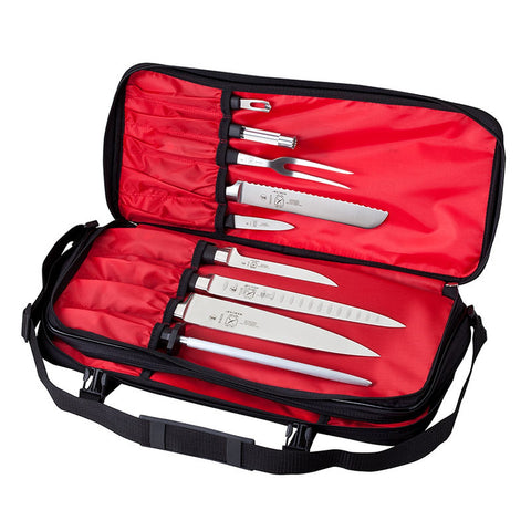 Mercer Culinary M30517M Double-Zip 17-Pocket Knife Case
