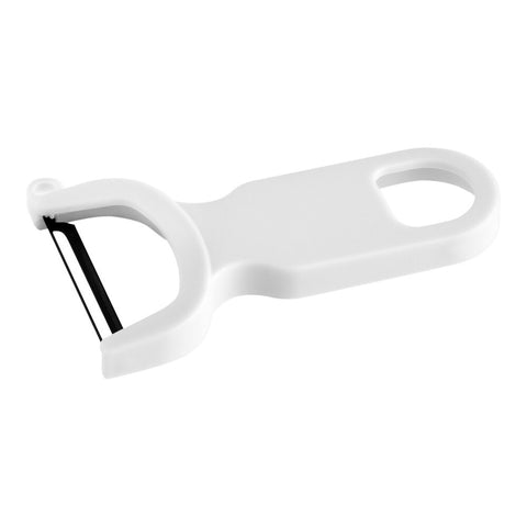 Mercer Culinary M33071WHB 4" White Y-Peeler with High Carbon Steel Blade