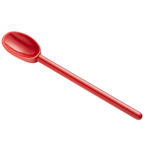 Mercer Culinary M33182RD Hell's Tools 11 7/8" Red High Temperature Mixing Spoon