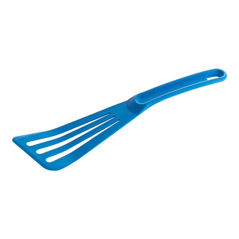 Mercer Culinary M35110BL Hell's Tools 12-Inch Blue High Temperature Slotted Turner