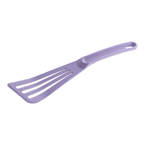 Mercer Culinary M35110PU Hell's Tools 12" Purple Allergen-Free High Temperature Slotted Turner