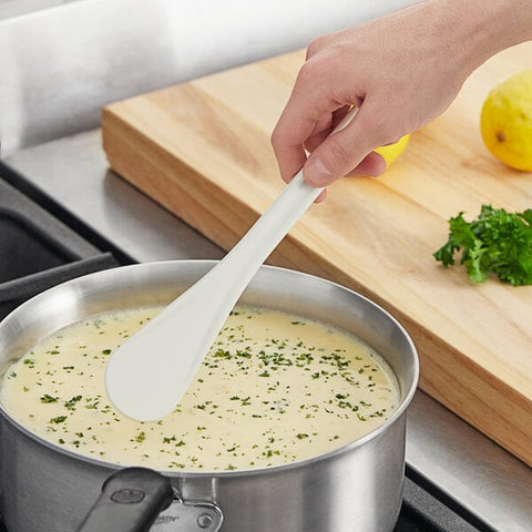 Mercer Culinary M35121 Hell's Tools 11 7/8" White High Temperature Spootensil