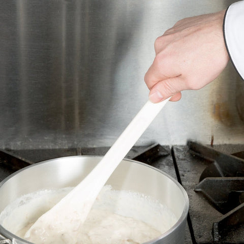 Mercer Culinary M35122 Hell's Tools 13 3/4 Inch White High Temperature Spootensil