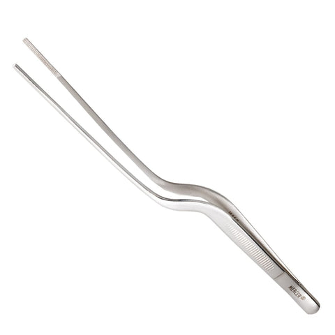 Mercer Culinary M35137 7-7/8" Double Offset Precision Plating Tongs