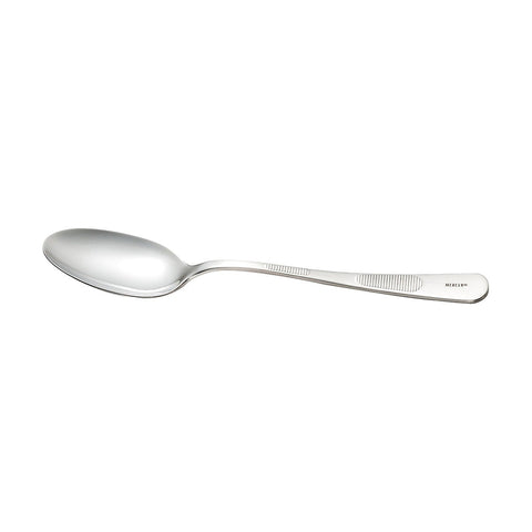 Mercer Culinary M35138 9" Stainless Steel Plating Spoon with Solid Bowl
