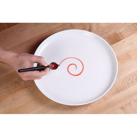 Mercer Culinary M35145 7" Small Stainless Steel Precision Plating Spoon
