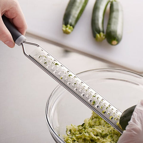 Mercer Culinary M35405 MercerGrates 15-Inch Extra Coarse Stainless Steel Grater with Santoprene Handle