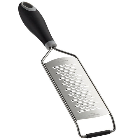 Mercer Culinary M35407 MercerGrates 11-1/2" Stainless Steel Ribbon Grater with Santoprene Handle