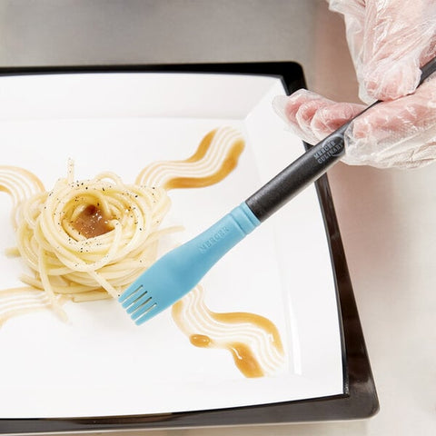 Mercer Culinary M35602 Comb Silicone Brush Plating Tool, 7-5/8 Inch