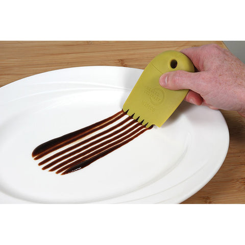 Mercer Culinary M35606 3mm Graduated Lancet Arch Silicone Wedge Plating Tool