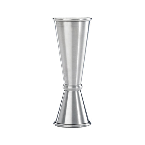 Mercer Culinary M37005BK Barfly 1 oz. & 2 oz. Gun Metal Black Japanese Style Jigger