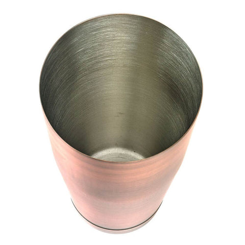 Barfly by Mercer M37007ACP 18 oz Antique Copper Cocktail Shaker Tin
