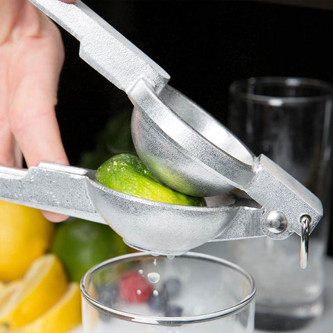 Mercer Culinary M37023 Barfly 8 7/8" Cast Aluminum Citrus Juicer/Squeezer