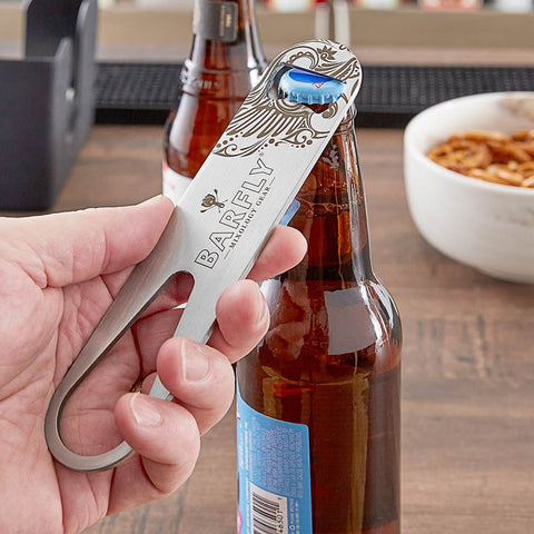 Mercer Culinary M37035 Barfly 7-Inch Stainless Steel Bottle Opener