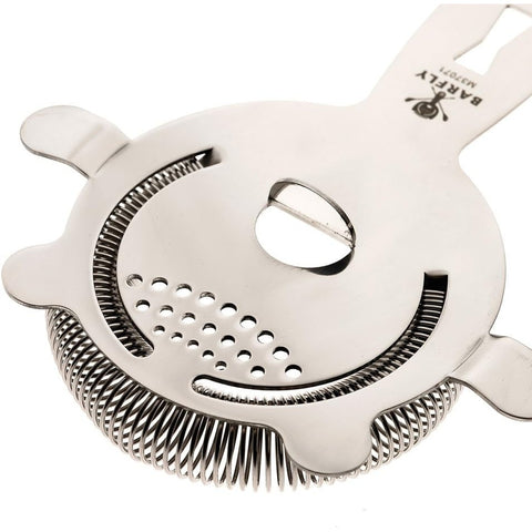 Mercer Culinary M37071 Barfly Heavy-Duty 4-Prong Spring Bar Strainer, Stainless Steel