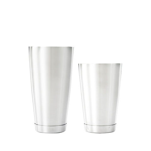 Mercer Culinary M37082 Barfly The Double 28 oz & 18 oz 2-Piece Heavy Weight Stainless Steel Shaker Tin Set