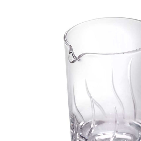 Mercer Culinary M37173 Barfly 17 oz. Mixing Glass with Pouring Spout