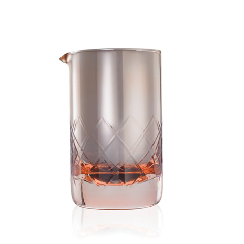 Mercer Culinary M37177RS Barfly 17 oz. Rose Mixing Glass