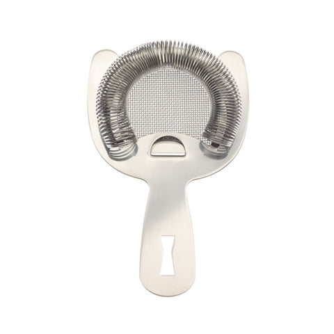 Mercer Culinary M37185 Barfly Fine Mesh Spring Bar Strainer, 6\" 18/8 Stainless Steel