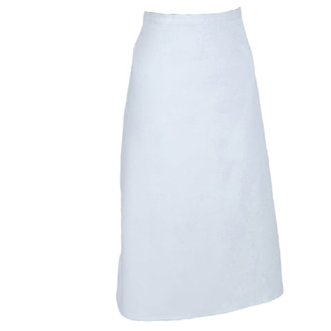 Mercer Culinary M61130WH Genesis Bistro Waist Apron, White, 33 x 29 Inch, 2-Sided