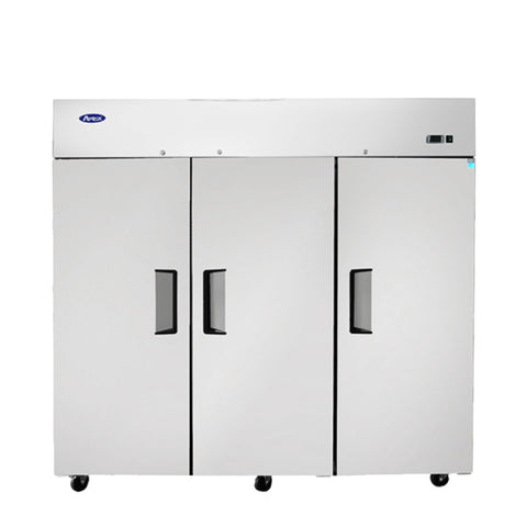 Atosa MBF8003GR Three Door Reach-In Freezer, Top Mount, 64.9 Cu Ft