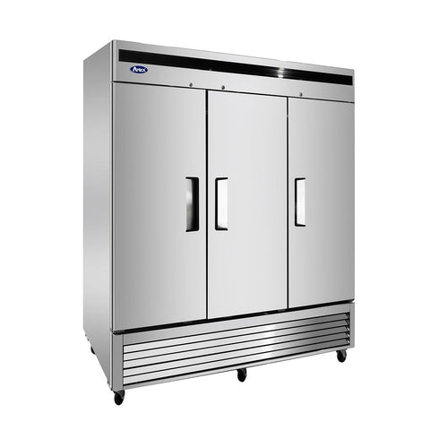 Atosa USA MBF8504GR Bottom Mount 3-Door Reach-In Freezer, 71 cu. ft., Stainless Steel