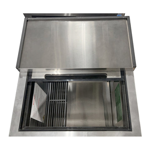 Atosa MBGF24GR 24" Slide Top Glass Froster, 5 Cu. Ft.