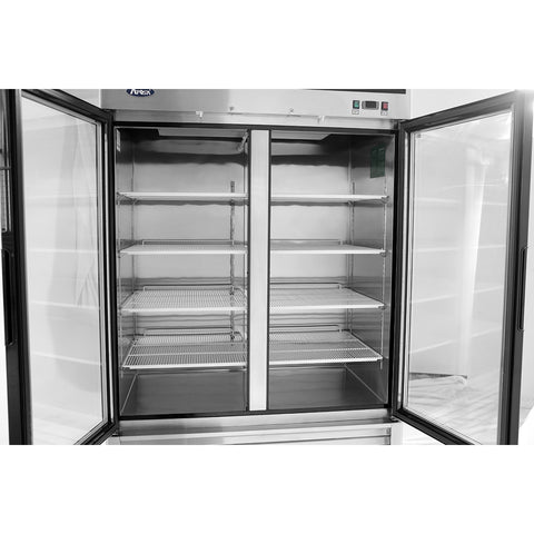 Atosa MCF8703ES Two Glass Door Reach-In Merchandiser Freezer
