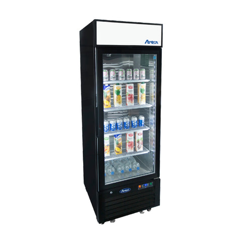Atosa MCF8722GR 27" Single Glass Door Merchandiser Refrigerator, 19.4 cu. ft.
