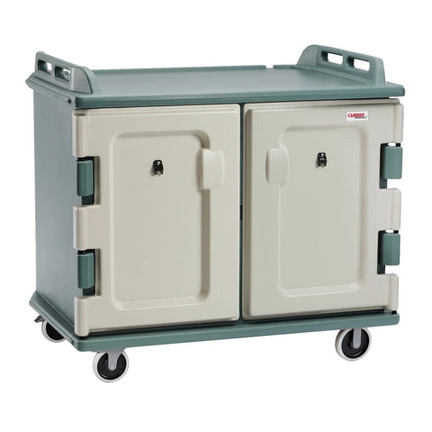 Cambro MDC1418S20401 20-Tray Insulated Meal Delivery Cart for 14 x 18 Trays (Slate Blue)