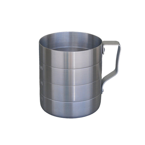Libertyware MEA01D Dry Measure Aluminum Measuring Cup, 1 Qt