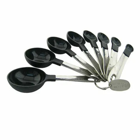 Libertyware MEASPDLX 8-Piece Deluxe Nylon and Stainless Steel Measuring Spoon Set