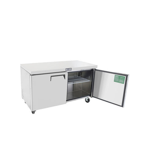 Atosa MGF8407GR 60" Two-Section Undercounter Freezer