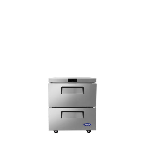Atosa USA, Inc. MGF8415GR 27 in Two-Drawer Undercounter Refrigerator