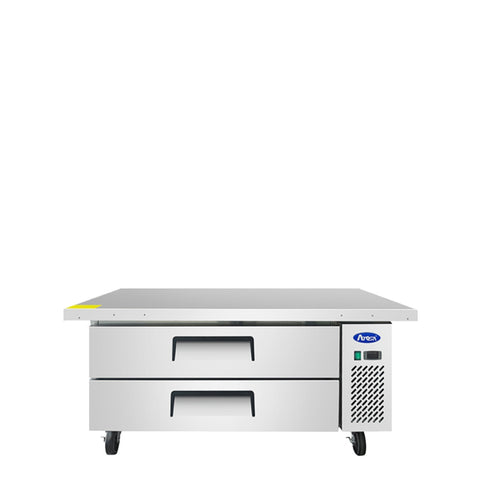 Atosa MGF8452GR 60" Refrigerated Chef Base with Extended Top, 2 Drawers, 8.4 cu. ft.