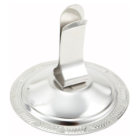 Winco MH-2C Stainless Steel Menu Holder Clip, 2.5" x 2.5"
