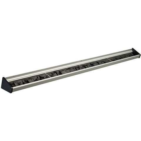 Winco MHH-36 Mop & Broom Rack, Aluminum Wall-Mount Holder