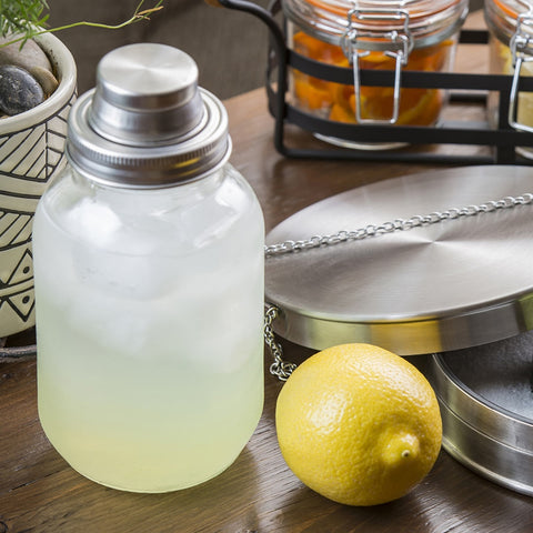 TableCraft Products MJS14 14 oz Mason Jar Cocktail Shaker