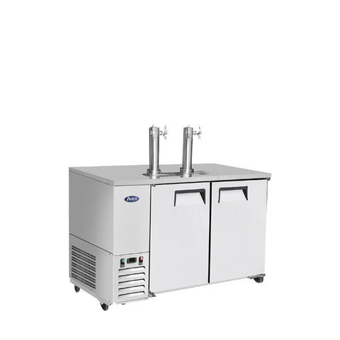 Atosa MKC58GR 58 Inch Direct Draw Keg Cooler (Dual Tap Tower)