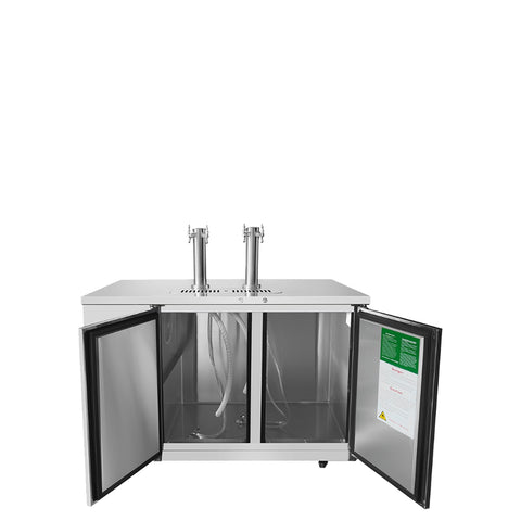Atosa MKC58GR 58 Inch Direct Draw Keg Cooler (Dual Tap Tower)