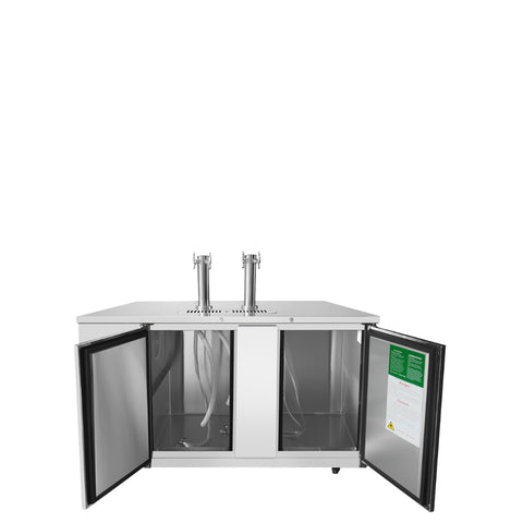 Atosa MKC68GR 68" 2-Door Direct Draw Keg Cooler