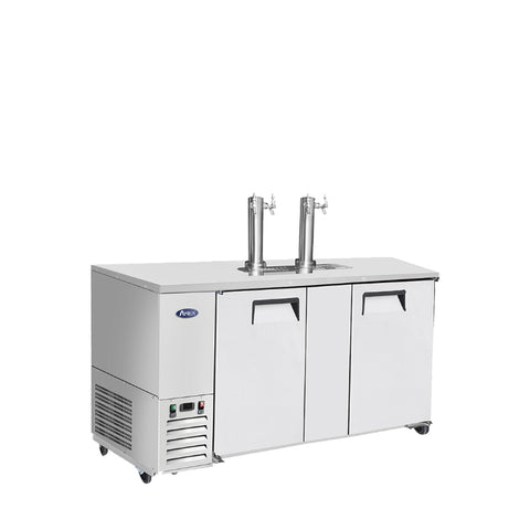 Atosa MKC68GR 68" 2-Door Direct Draw Keg Cooler